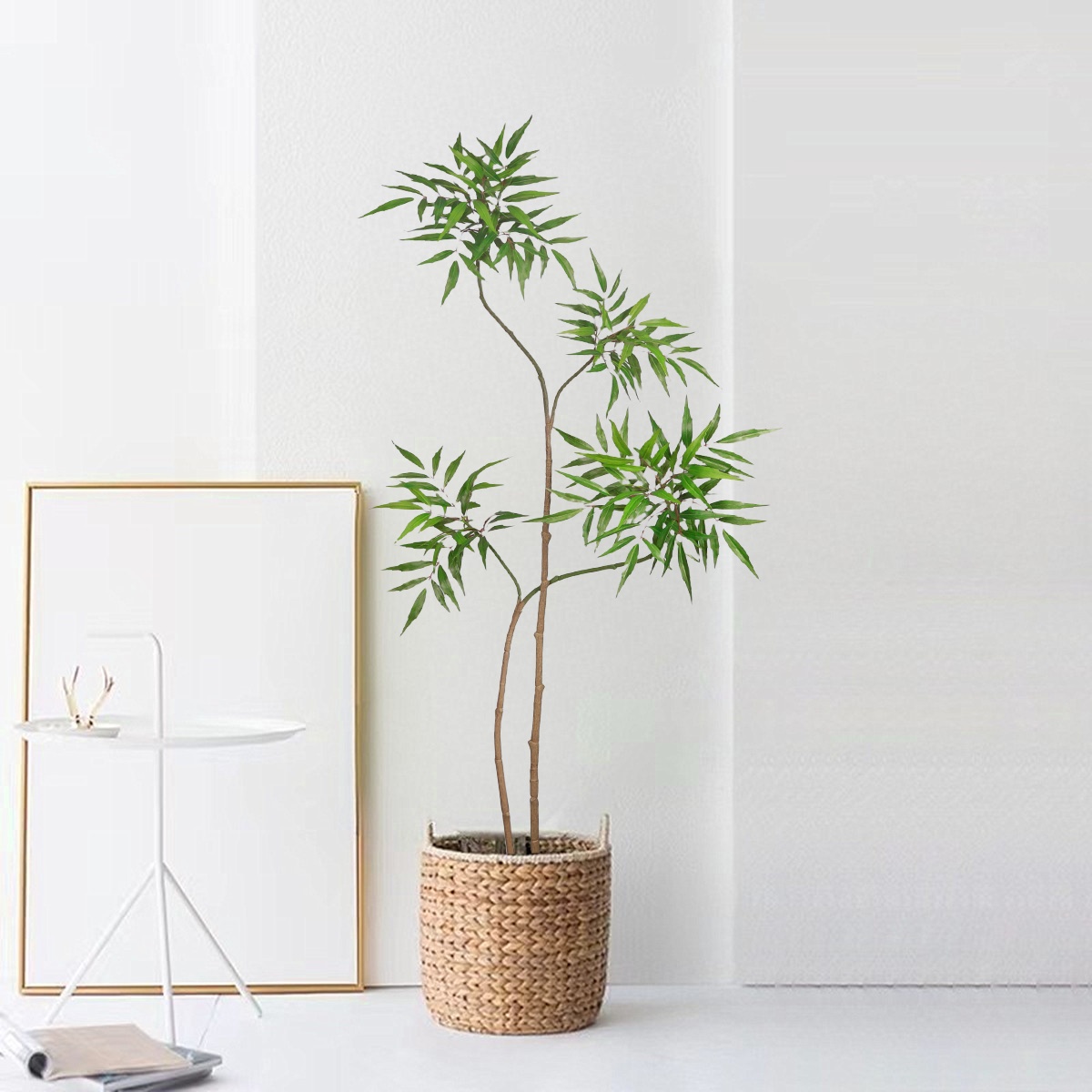 Dracaena Marginata - 인공 반얀나무 가짜 식물 플라스틱 야자수,