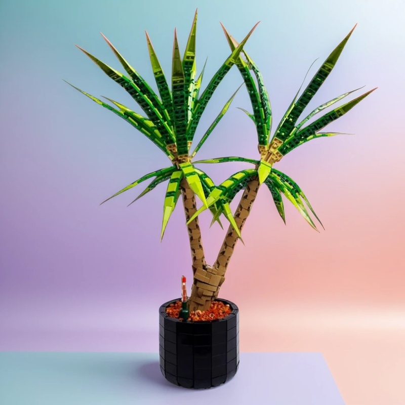 1961PCS MOC 중세 성 드라카나 마르미나타 드래 - Dracaena Marginata 리뷰 및 가격