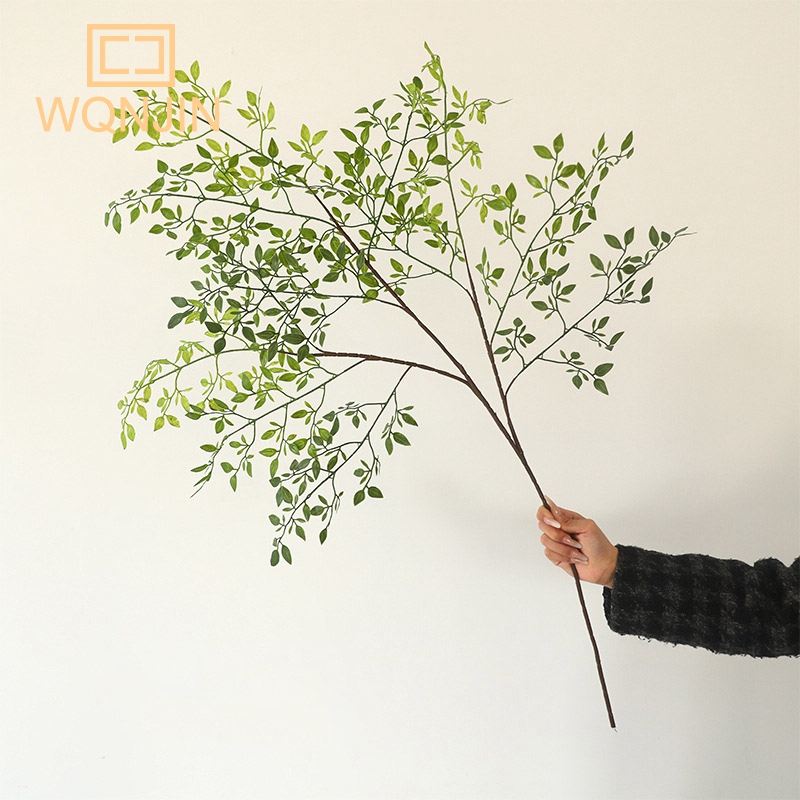 인공 꽃 녹색 식물 Nandina 실리콘 잎, 웨딩 장 - Dracaena Marginata 리뷰 및 가격
