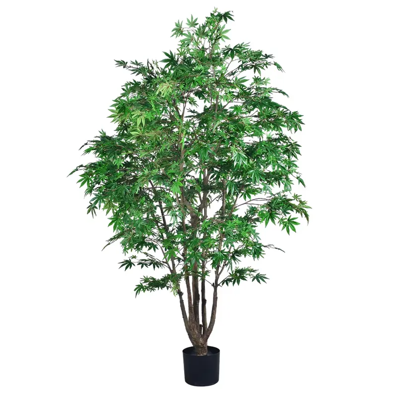 트렌디한 도매용 녹색 단풍나무 인조 다관목 250cm  - Dracaena Marginata 리뷰 및 가격