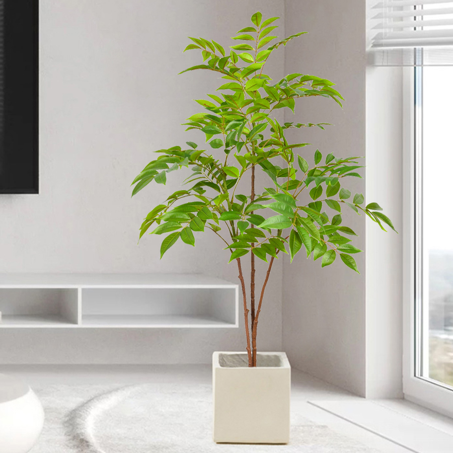 76-140cm 대형 인공 Ficus 나뭇 가지 가짜  - Ficus Lyrata Tree 리뷰 및 가격