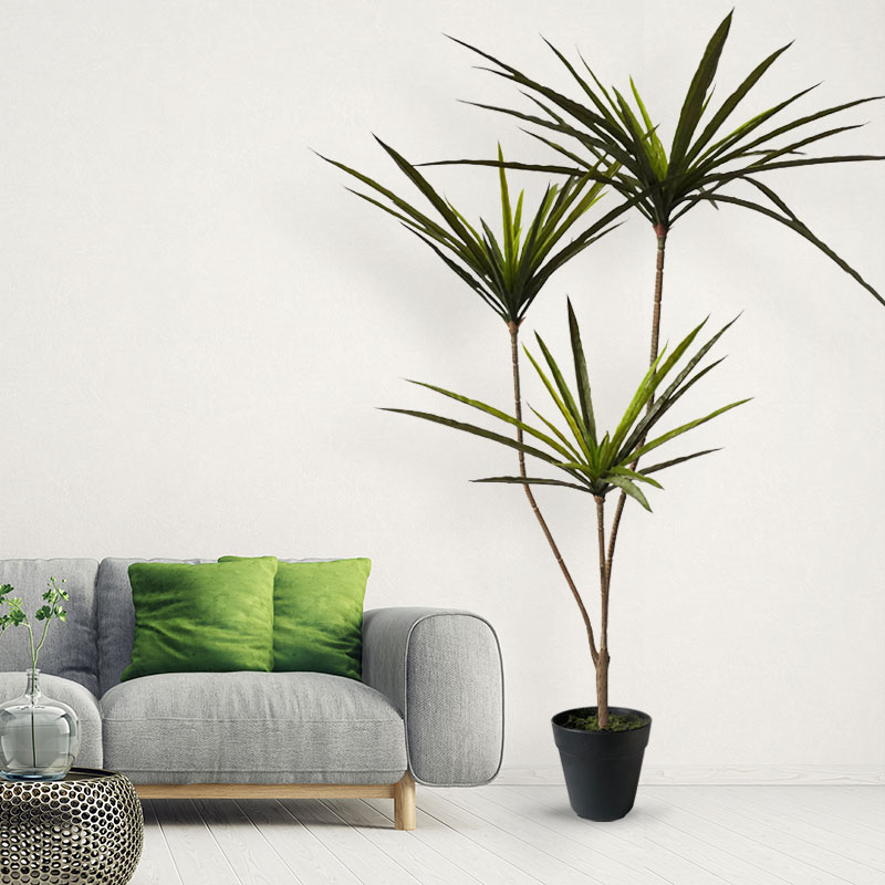 90-120cm 대형 인공 Dracaena 식물 열 대 - Dracaena Marginata 리뷰 및 가격