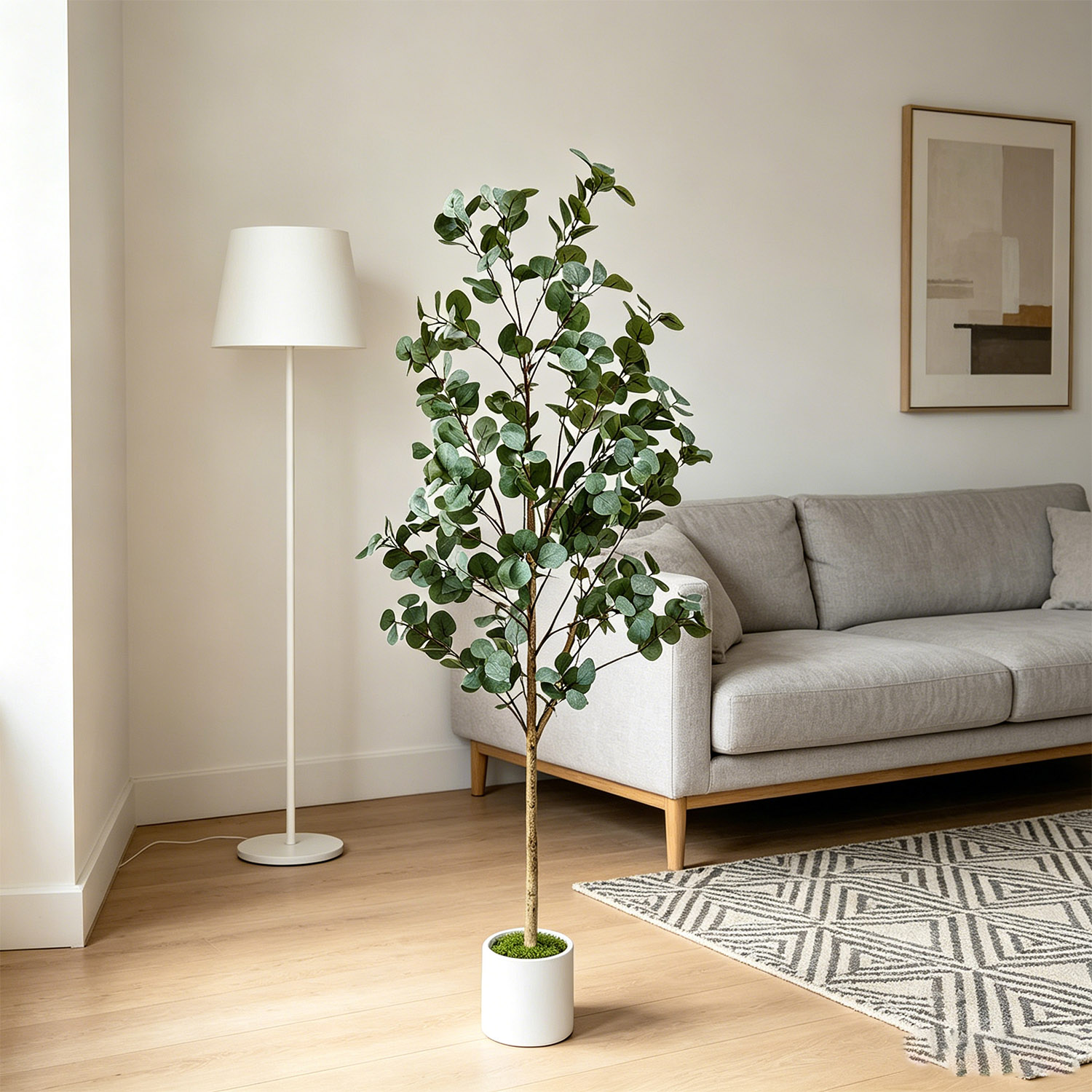 120-155Cm/5.1Ft 인공 유칼립투스 나무, 가 - Dracaena Marginata 리뷰 및 가격
